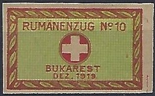Schweiz Suisse Switzerland Rum�nenzug 1918 commercial train guard stamp Rum�nenzug 10